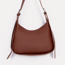 Cross-Bodi Bag on a zipper, brown color