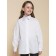 Blouse for girls, height 128 cm, white color
