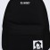 Backpack school textile BE YOURSELF, with pocket, 29x12x40, black color