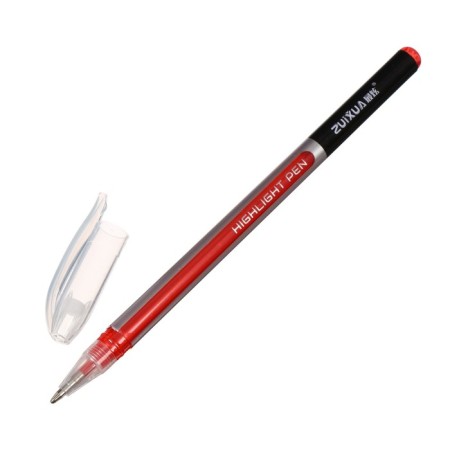 Set of gel pens 12 colors, striped silver body, in a blister on the button-2