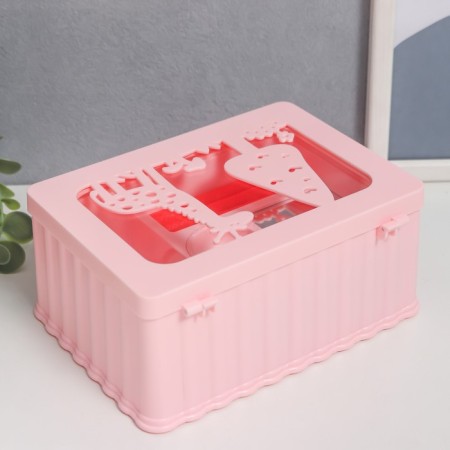 Musical MODE MOTHING "POSITAL MODEN AND WORD" pink 12.5x17.5x8 cm-1