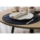 Serving napkin on the table "Loft", d = 38 cm, blue color