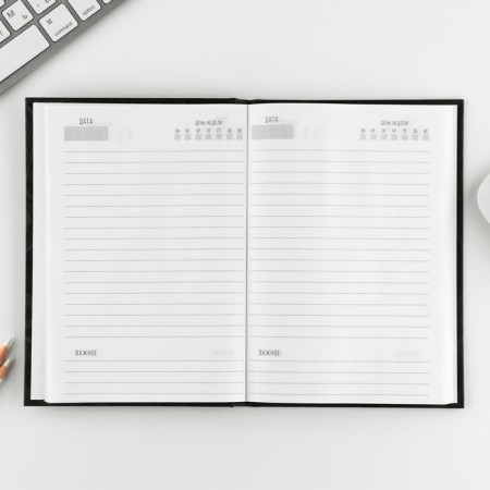 Set "March 8 from flowers": a diary of 80 sheets and a handle-3
