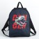 School Youth Backpack 27x14x38, Danger, Dinosaur, Black