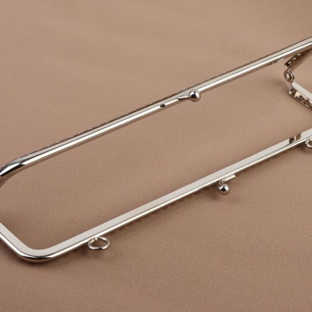 Farmoire sewing "rectangle", with mounts, 20 × 6 cm, silver color-1