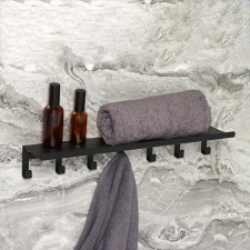 Shelf with hooks 