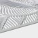 Set of serving napkins on the table of the leafopad, 4 pcs, 45 × 30 cm, silver color