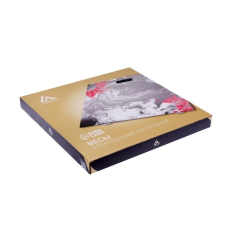 Floor Libra Luazon LVE-005 "Stones", electronic, up to 180 kg, 2xaa (not in the kit)-8