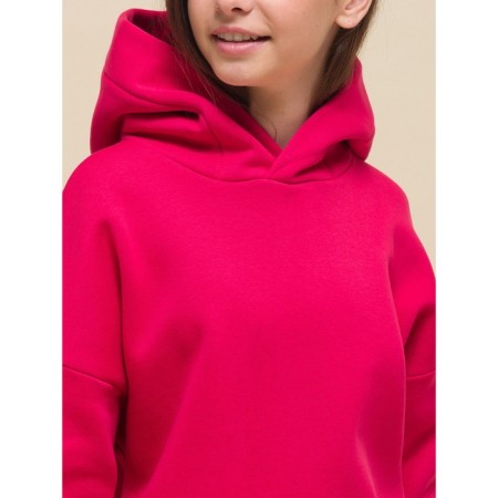 Children's sweatshirt, height 146 cm, fuchsia color-4
