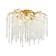 Ceiling chandelier Banche G9 8x40W