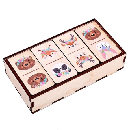 The board game "Domino. Animals"-6