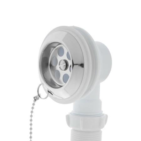 Aquant bath siphon, 1 1/2 "x 40 mm, with release and overflow, adjustable, 40x40/50 mm-4