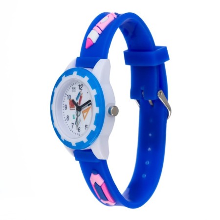 Watch is a beard, "artist", d-2 cm, silicone strap L-20 cm, blue-1