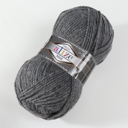 Yarn "Superlana Midi" 25% wool, 75% acrylic 170m/100g (182 cf. Ser. Melange)-1