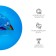Children's ball zabiaka "dolphin", d = 22 cm, 60 g, blue color