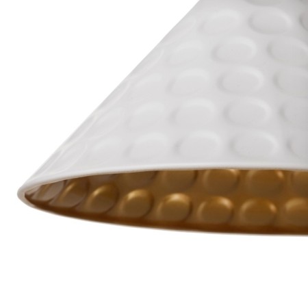 Lamp "Chekaka" E27 40W White-gold 24x24x17-117 cm-4