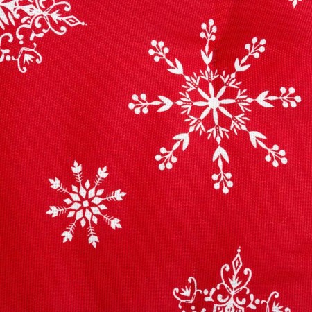 Siddle on the chair "White Snowflakes" 42x42x5 cm, 100% cotton, 164 g/m2-2