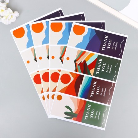 Stick Paper Gratitude "landscapes" set 40 pcs 15x24 cm-2