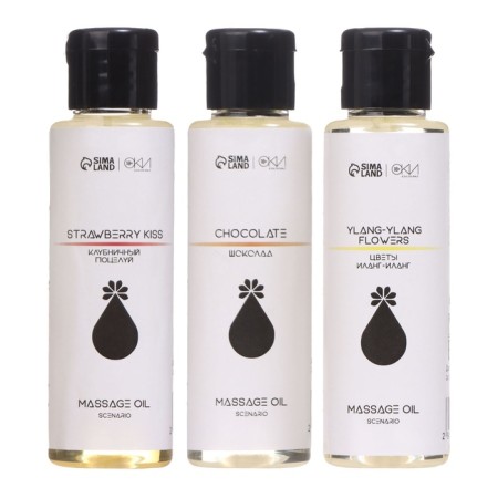 Massage oil oki-hoods with chocolate aroma, 50 ml-2