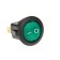 Clivant switch Rexant RWB-214, Round, 250V, 6A (3C), On-OFF, Green, with backlight
