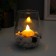 Lamp-brown water "Flower" LED 1xCR2032, without off., White 3.5x3.5x4 cm Risalux