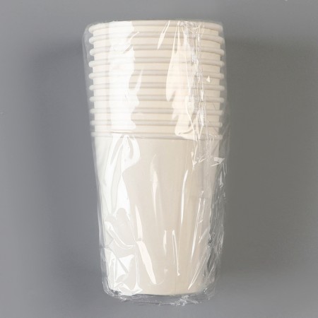 A single -single -water cup, white color, 250 ml-3