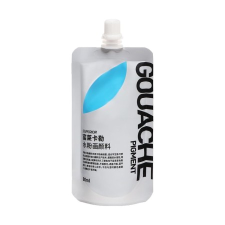 Artistic gouache 80 ml, in Doy-pack with a lid, blue