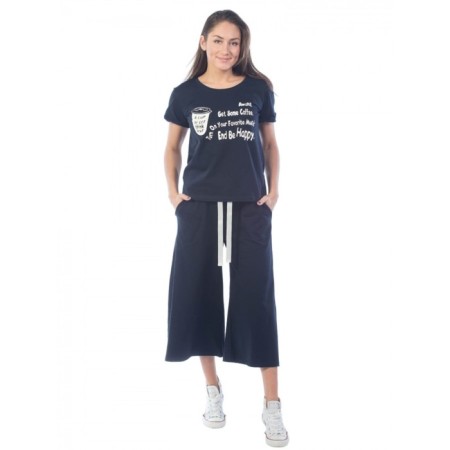 Women's costume be happy, size 44, dark blue color