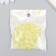 Plastic beads "Balls light yellow with sparkles" glow in the dark set of 20 g d = 1.2 cm