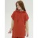 Sleeveless sweatshirt for girls Pelican, height 128 cm, Terracotta color