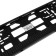 Frame for a car number, book, black, "honeycomb"