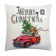 Czech on the pillow of Ethel "Happy Christmas!" 40 x 40 cm, 100% p/e