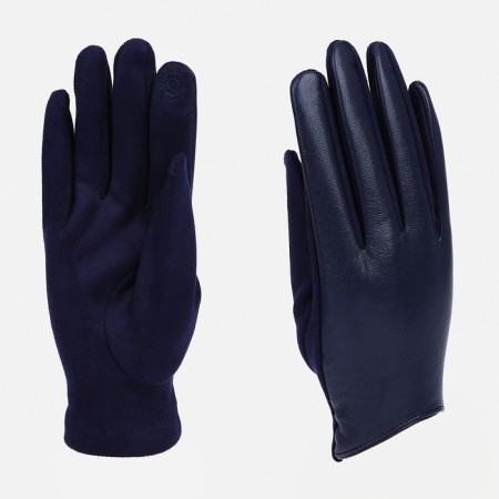 Gloves are female, dimensionless, without insulation, blue color