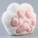 Soft toy "paw", white color