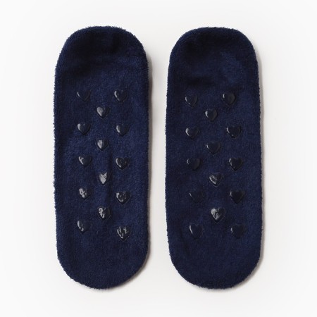 Women's socks shortened non-slip, indigo color, size 36-39-2