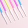 Candles for the cake "Neon", 12 pcs, multi -colored, tall, 10 cm