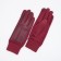 Gloves are female, dimensionless, without insulation, burgundy color