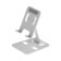Luazon phone stand, folding, adjustable, rubber inserts, white