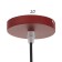 Lamp Bayerlux 1653/1RD E27 40W dark red 25x26x40-135 cm