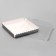 Box for cookies, silver, 18 x 18 x 3 cm
