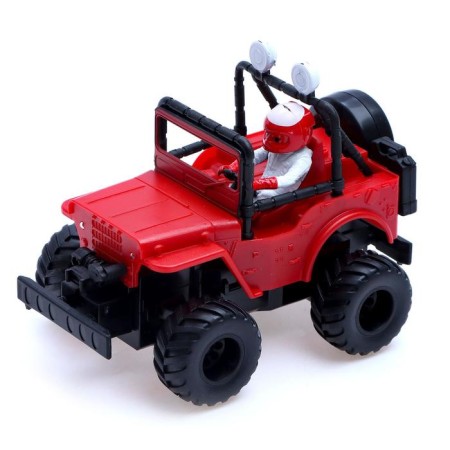 Army radio -controlled jeep, works on batteries-3