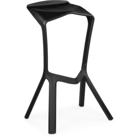 MAGAM chair MEGA plastic, black 50x43x80 cm