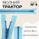 Lightning "Tractor", No. 5, detachable, automatic lock, 70 cm, blue/blue color
