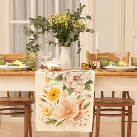 Red Flowers 40x146 cm, 100% HL, sarzha 190 g/m2