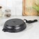 Granite Star pan, d = 18 cm, plastic handle, anti -stick coating, black color