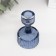 Glass of glass per 1 candle "Cup" blue d = 2.5 cm 6x6x10 cm