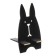 Organizer-Claus desktop DEVENTE. Mega 37 x 28.1 x 27 cm, MDF, black, cardboard box