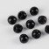 A set of buttons on the midnight "Balls", d = 10 mm, 10 pcs, black color