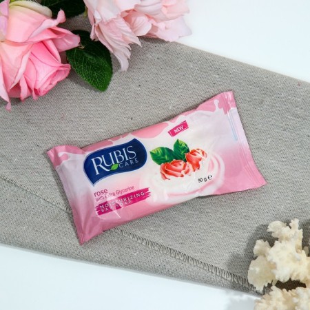 Toilet soap Rubis "Rose", 90 g