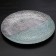 Glass Plane Lacking "Selena", D = 33 cm, blue color with silver